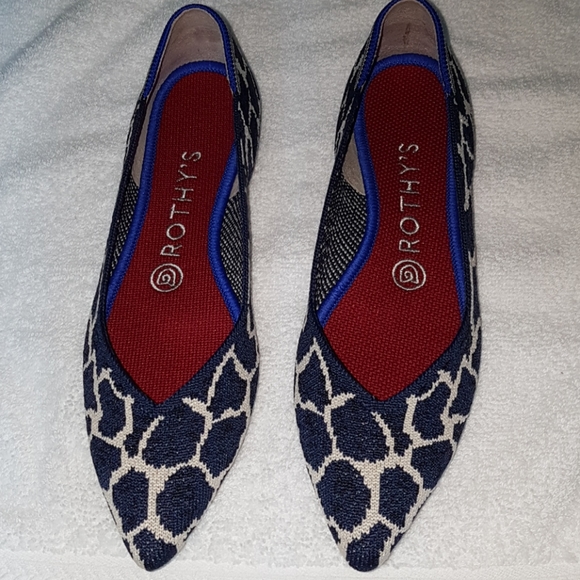 Rothy's Shoes - Rothy's Indigo Giraffe Points